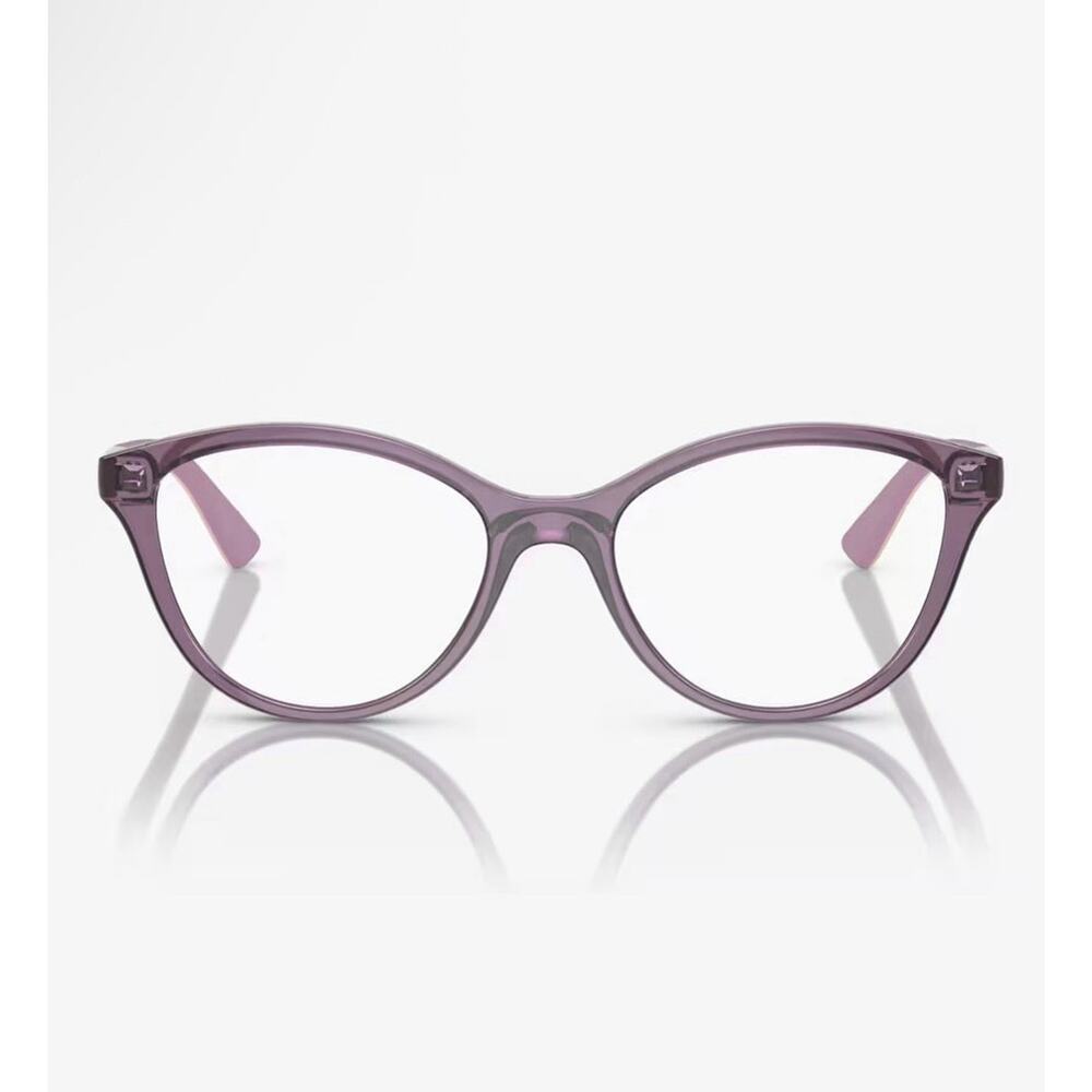 VOGUE Kids VY2019 Sophisticated Transparent Violet Acetate Frame 48 16 125 NEW